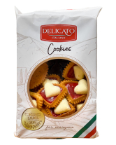 Печенье Поцелуи с джемом Delicato Italiano Cookies, 200 г (5900591001743) - фото