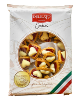 Печиво Поцілунки з джемом Delicato Italiano Cookies, 500 г (5900591006205) - фото