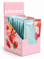 Чай у стіках, бокс 12 шт Ellenbar Суниця - Лічі 50 г - фото