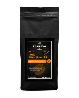 Кофе в зернах Teakava India Plantation AA, 1 кг (моносорт арабики) - фото