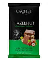 Шоколад Cachet молочный с лесными орехами 32%, 300 г - фото