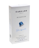 Кава в капсулах Carraro Aluminium Decaffeinato NESPRESSO без кофеїну, 10 шт (8000604002693) - фото