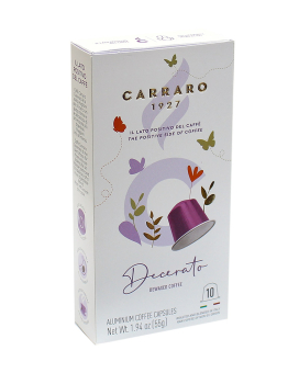 Кава в капсулах Carraro Aluminium Decerato NESPRESSO, 10 шт (8000604002648) - фото