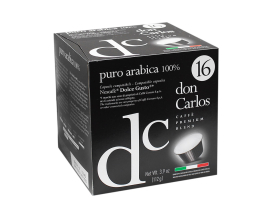 Кофе в капсулах Carraro Don Carlos Puro Arabica 100% DOLCE GUSTO, 16 шт (100% арабика) 8000604900920 - фото