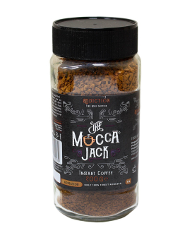 Кофе расстворимый Mocca Jack Addiction, 200 г (100% робуста) 4251321400079 - фото