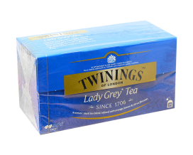 Чай черный ароматизированный Twinings Lady Grey в пакетиках, 50 г (25шт*2г) (070177078775) - фото