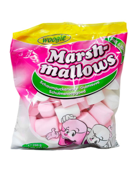 Зефир Маршмеллоу Woogie Marshmallows Pink & White, 200 г (9002859047510) - фото