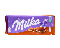 Шоколад Milka Peanut Crisp Хрумкий арахіс, 90 г (7622210820310) - фото