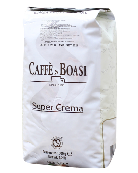 Кофе в зернах Caffe Boasi Super Crema, 1 кг (20/80) 8003370071108 - фото