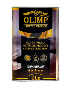 Оливковое масло первого отжима OLIMP LIMITED EDITION Extra Virgin Olive Oil Cold Extraction, 1л (5204831767124) - фото