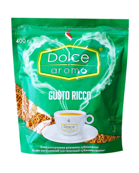 Кофе растворимый Dolce Aroma Gusto Ricco, 400 г 4820093481465 - фото