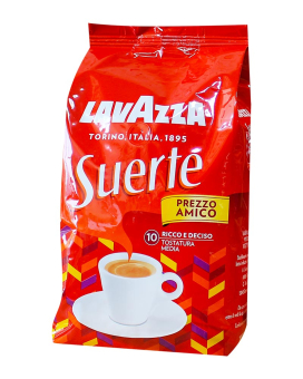 Кофе в зернах Lavazza Suerte, 1 кг (10/90) - фото