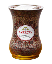 Подарунковий чай чорний з чебрецем Azercay Армуду Килим, 100 г (ж/б) (4760062103533) - фото