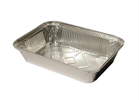 Контейнер алюмінієвий LF-784 L (SP64L) 1100 мл 215х160х40 мм, 125шт (Набір №6) - фото