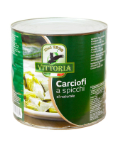 Артишоки консервированные VITTORIA Carciofi a Spicchi al Naturale, 2,6 кг (8010146005601) - фото