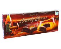 Цукерки шоколадні праліне з бренді 16% Maitre Truffout Brandy Beans, 200 г (9002859037542) - фото
