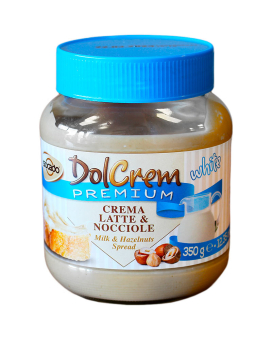 Молочно-фундучна паста Socado Dolcrem Premium White Milk and Hazelnut Spread, 350 г (8000017271297) - фото