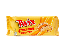 Печиво Твікс з шоколадною крихтою та карамеллю Twix Caramel Centres, 144 г (5056357902417) - фото