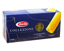 Макарони BARILLA Collezione CANNELLONI № 88 Каннеллоні/Трубочки без яйця, 250 г - фото