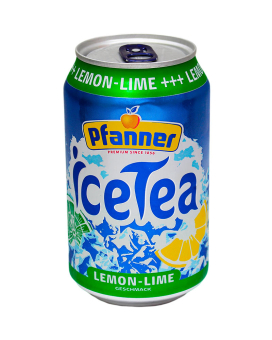 Холодный чай Лимон-лайм Pfanner Ice Tea Lemon-lime, 330 мл (90069536) - фото