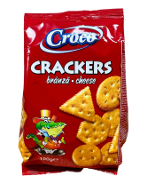 Крекер зі смаком сиру Croco Crackers Cheese, 100 г (5941194000245) - фото