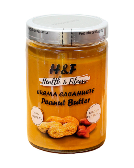 Арахисовое масло без сахара H&F Health & Fitness Peanut Butter, 500 г (8436008208827) - фото