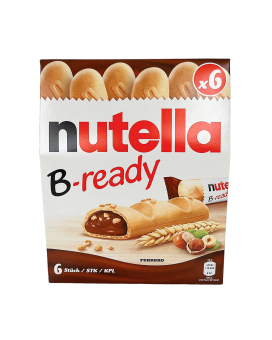 Батончики Nutella B-Ready 132гр (22гх6шт) (8000500227848) - фото