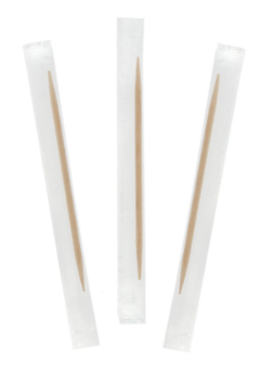 Зубочистки в целофані з ментолом (1000 шт) - фото