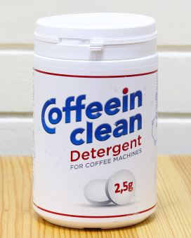 Средство для чистки кофемашин от кофейных масел Coffeein clean Detergent (таблетки 2,5 г), 900 г - фото