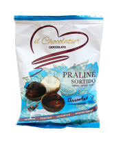 Цукерки праліне Асорті з молочного шоколаду il Chocolatier Praline Sortido, 100 г (8437012342187) - фото