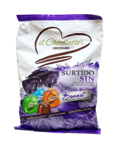 Цукерки з молочного шоколаду Асорті без цукру il Chocolatier Surtido Sin Azucares, 150 г (8437012341302) - фото