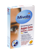 Фото продукта:Витаминный комплекс для зрения Mivolis Augen Extra, 30 капсул (4010355500...