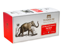 Чай Teahouse Англійський сніданок Слон (чорний чай у пакетиках), 44 г (22шт*2г) (4820209845556) - фото