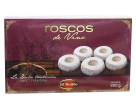 Набір печива з вином EL Santo Roscos de Vino, 600 г (8410609102524) - фото