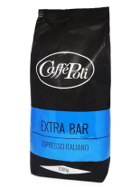 Кава в зернах Caffe Poli Extrabar, 1 кг (80/20) (8019650000201) - фото
