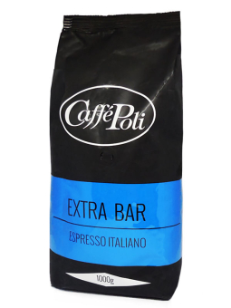 Кофе в зернах Caffe Poli Extrabar, 1 кг (80/20) 8019650000201 - фото