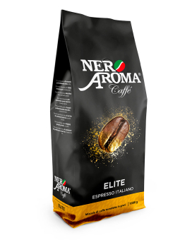 Кофе в зернах Nero Aroma Elite, 1 кг (80/20) 8019650000812 - фото