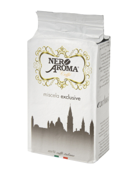 Кофе молотый Nero Aroma Exclusive, 250 г (90/10) 8053264190538 - фото