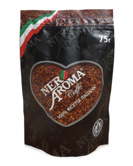 Кофе растворимый Nero Aroma Classico, 75 г (30/70) 4820093480550 - фото