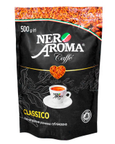 Кава розчинна Nero Aroma Classico, 500 г (30/70) (4820093485395) - фото