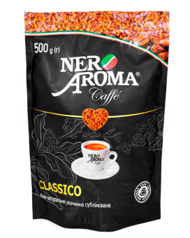 Кофе растворимый Nero Aroma Classico, 500 г (30/70) 4820093485395 - фото