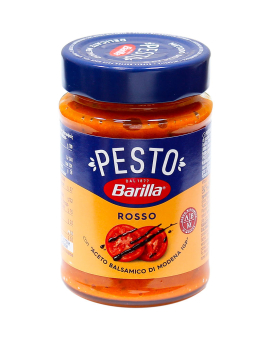 Соус песто с бальзамическим уксусом из Модены BARILLA Pesto Rosso con Aceito Balsamico di Modena IGP, 200 г (8076809523547) - фото