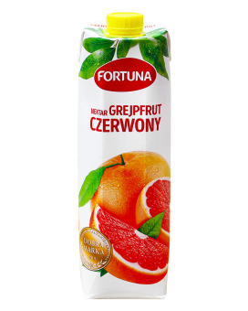 Нектар грейпфрутовий Fortuna, 1 л (5901886015193) - фото