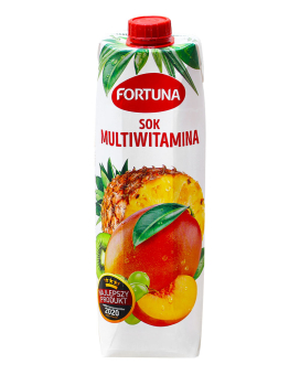 Сок мультивитамин Fortuna, 1 л (5901886015261) - фото