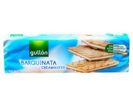 Вафли со сливочной прослойкой GULLON Barquinata Cream Wafer, 150 г (8410376015539) - фото