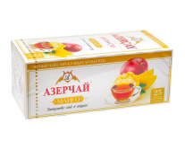 Чай чорний Azercay "Манго", 1,8г*25 шт (ароматизований чай у пакетиках) (4760062102512) - фото
