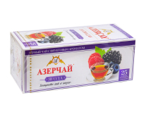Чай чорний Azercay "Ягода", 1,8г*25 шт (ароматизований чай у пакетиках) (4760062102550) - фото