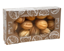 Печенье Орешки со сгущенным молоком La Sofi, брендкороб, 12 шт, 285 г (4820175571718) - фото