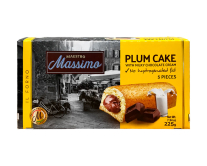 Тістечко з шоколадною начинкою Maestro Massimo Plum Cake Whis Milky Chocolate Cream, 225 г (8050705432301) - фото