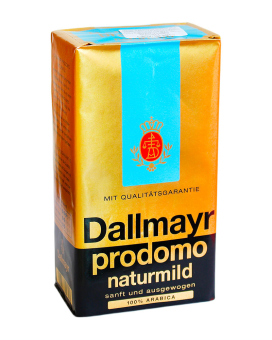 Кофе молотый Dallmayr Prodomo Naturmild, 500 г (100% арабика) 4008167103905 - фото